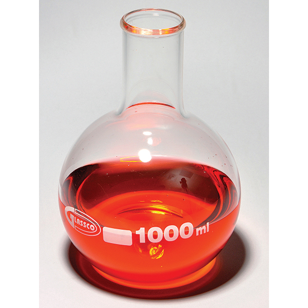 Boiling Flasks, Flat Bottom, Borosilicate Glass